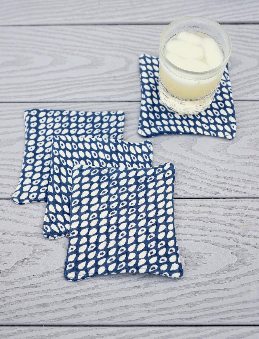 Fleece Coasters- Set of 4