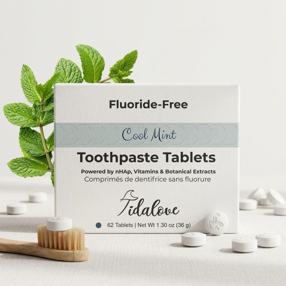 Fluoride-Free Cool Mint Toothpaste Tablets — 1 Month