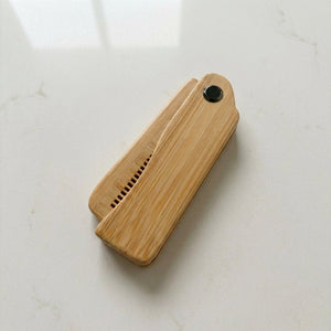 Foldable Bamboo Hair Comb