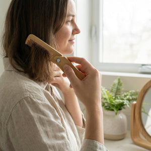 Foldable Bamboo Hair Comb