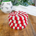 Candy Cane Eco Coasters
