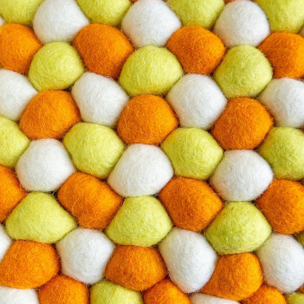 Candy Corn Eco Coasters