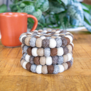 Earth Tones Eco Coasters