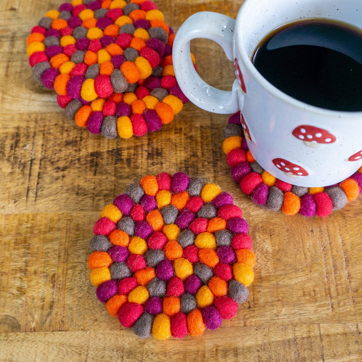 Falling Leaves Eco Coasters