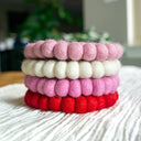 Pink Valentine's Eco Coasters