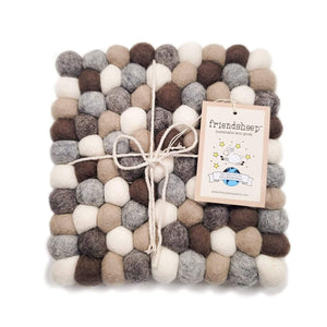 Earth Tones Eco Coasters