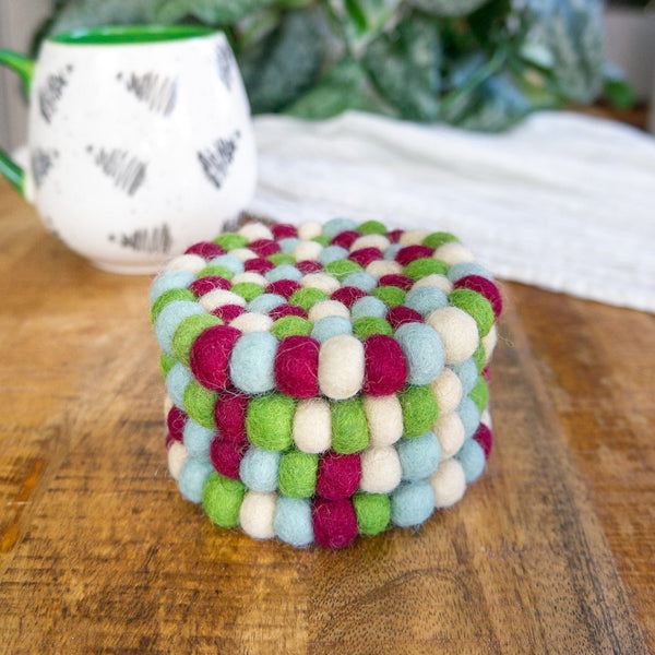 Yuletide Eco Coasters
