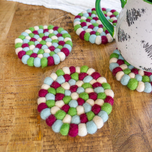 Yuletide Eco Coasters
