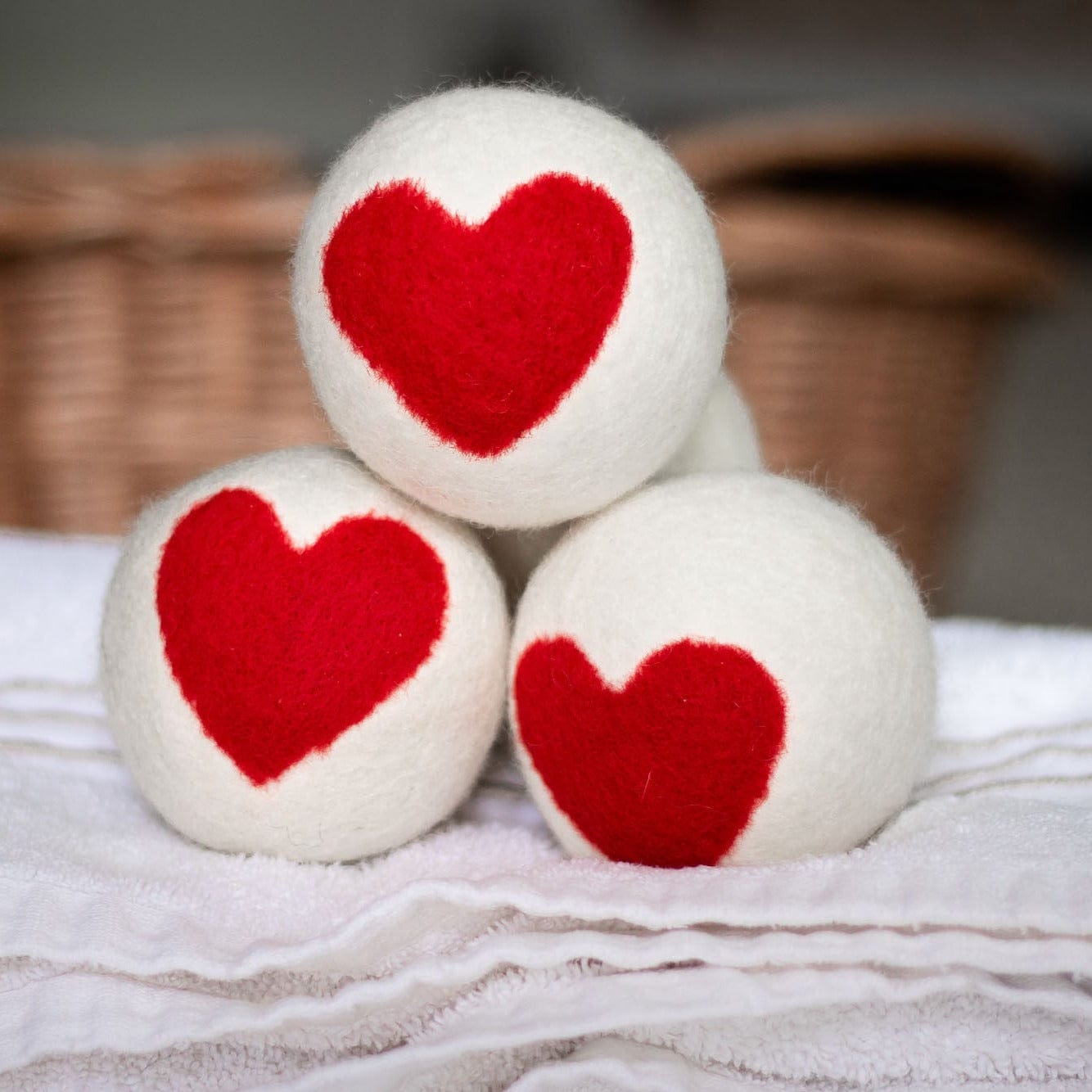Friendsheep Heart Trio Eco Wool Dryer Balls