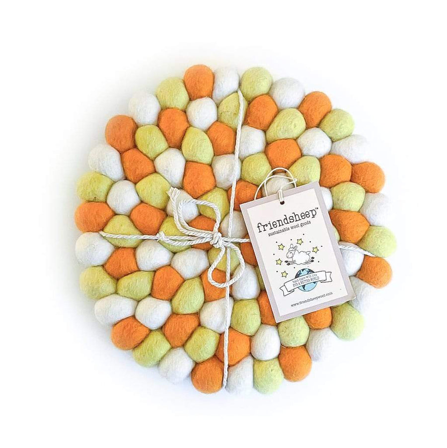 Candy Corn Eco Coasters
