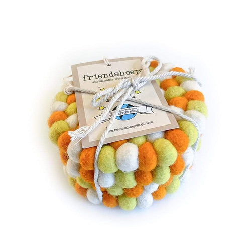 Candy Corn Eco Coasters