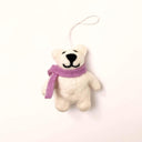 HAPPY BEARS Eco Ornaments - Set of 2