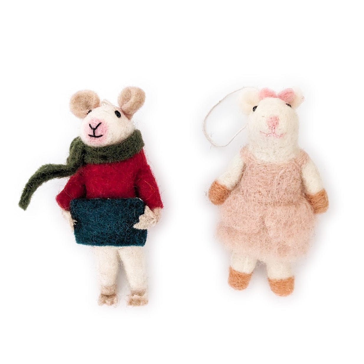 Millie and Nelson Mouse Eco Ornaments - Thumbnail 2