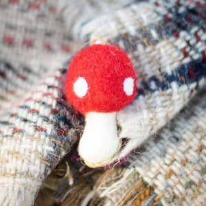 Amanita Mushrooms - Set of 3