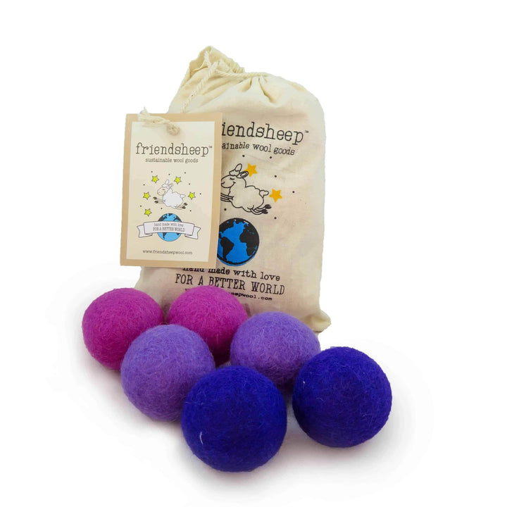 Eco Toy Ball "Purple Rain" - - Set of 6