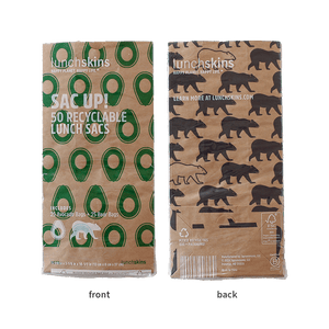 Compostable Paper Lunch Sacs Variety Pack