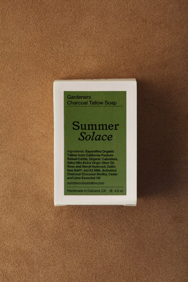 Gardener’s Charcoal Soap – Deep Cleansing Bar | Cedar & Lime