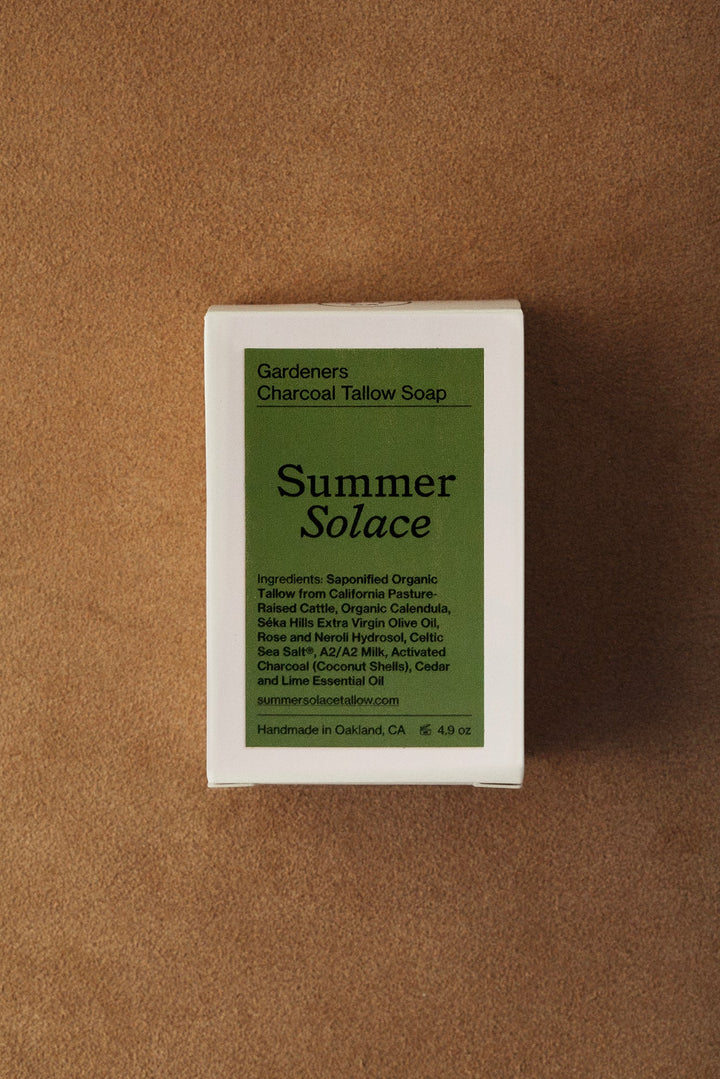 Gardener’s Charcoal Soap – Deep Cleansing Bar | Cedar & Lime