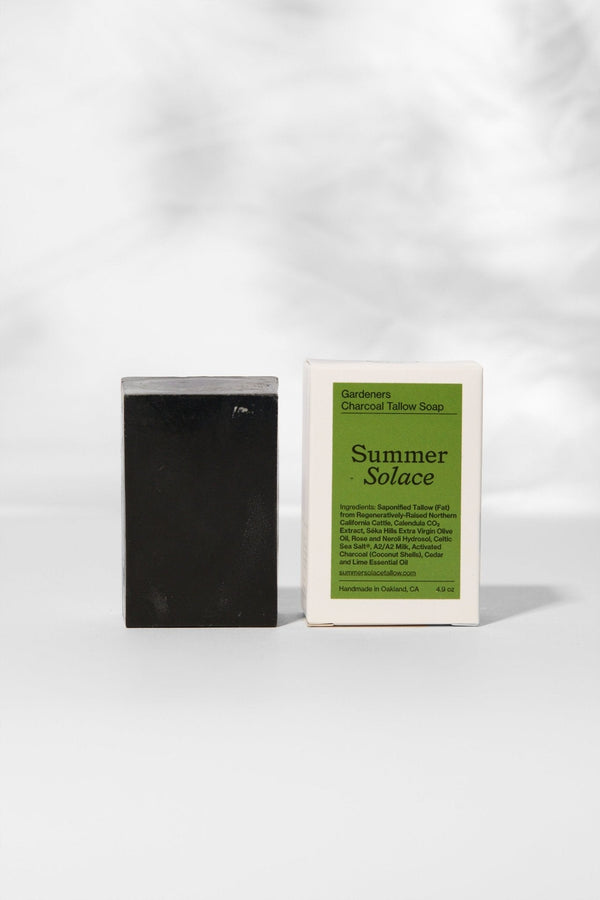 Gardener’s Charcoal Soap – Deep Cleansing Bar | Cedar & Lime
