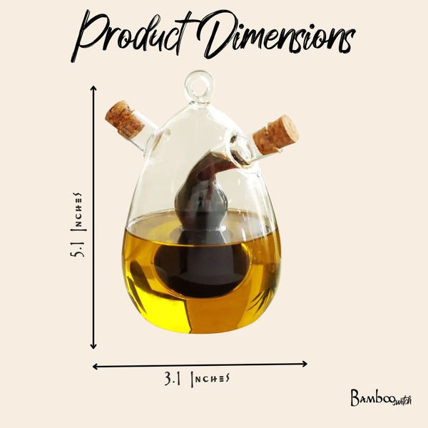 Glass Oil and Vinegar Cruet