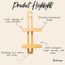 Hanging Bamboo Shower Caddy