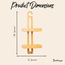 Hanging Bamboo Shower Caddy