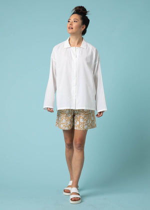 Relaxed Boyfriend Shirt - White