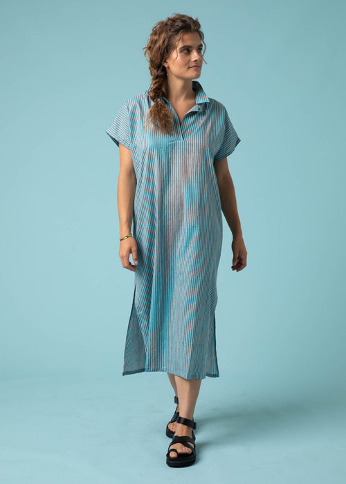 Scout Caftan - Sky Multi Double Stripe
