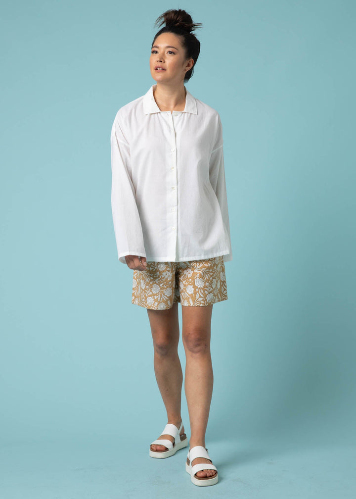 Relaxed Boyfriend Shirt - White