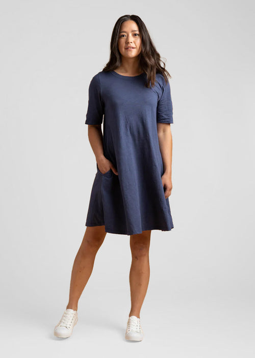 Good Tee Dress - Inky Blue