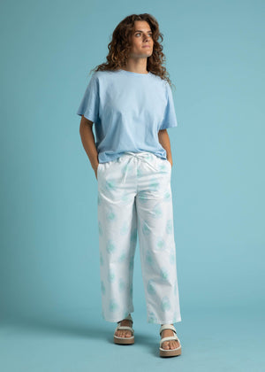 Shore Pant - Totem Paisley Seaglass & Cerulean