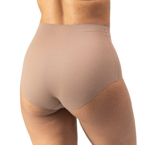 Organic Cotton No Show High Waist Hipster