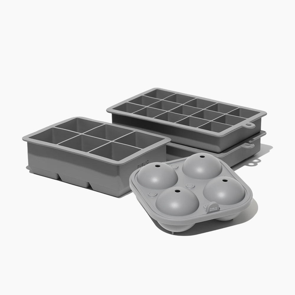 Public Goods Ice Cube Tray and Sphere Mold - Thumbnail 4