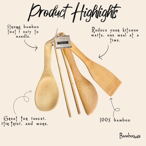 Kitchen Utensil Set | 4 Piece