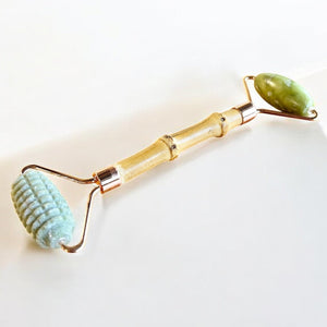 Jade Facial Roller | Bamboo Root