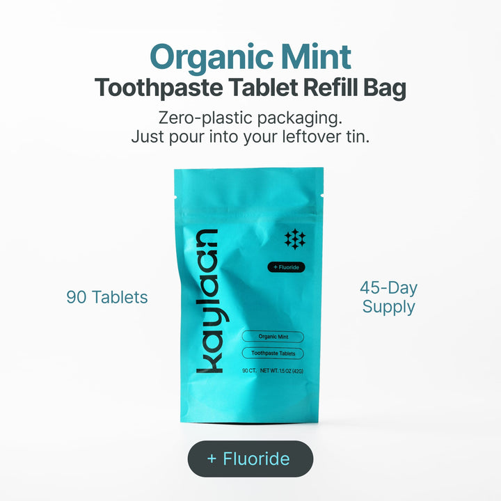 Fluoride Mint Toothpaste Tablets Refill