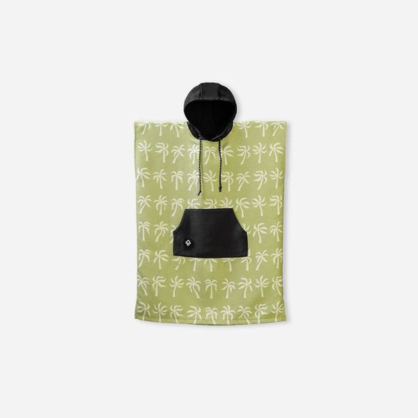 Kids Changing Poncho: Breezy Palms Olive