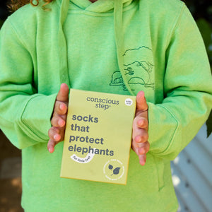 Kids Socks that Protect Elephants