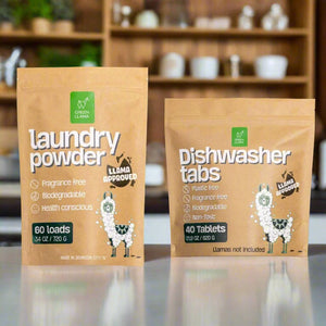 Green Llama - Laundry & Dish Tabs Bundle - Year's Supply