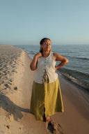 Esme Skirt (Updated) in Avocado