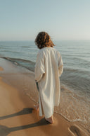 Mariela Duster in Sand Dollar