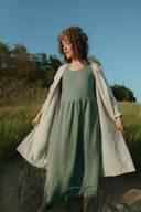 Mariela Duster in Sand Dollar