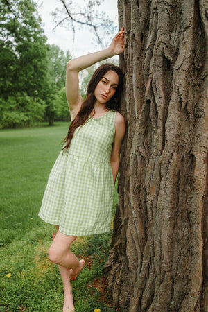 Sassafras Dress in Honeydew