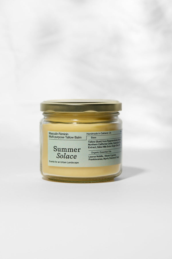 Masculin Féminin Tallow Balm – Frankincense, Patchouli & Hinoki Wood