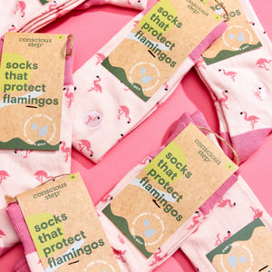 Socks That Protect Flamingos