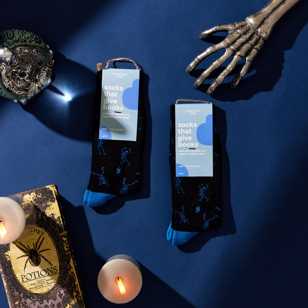 Socks that Give Books