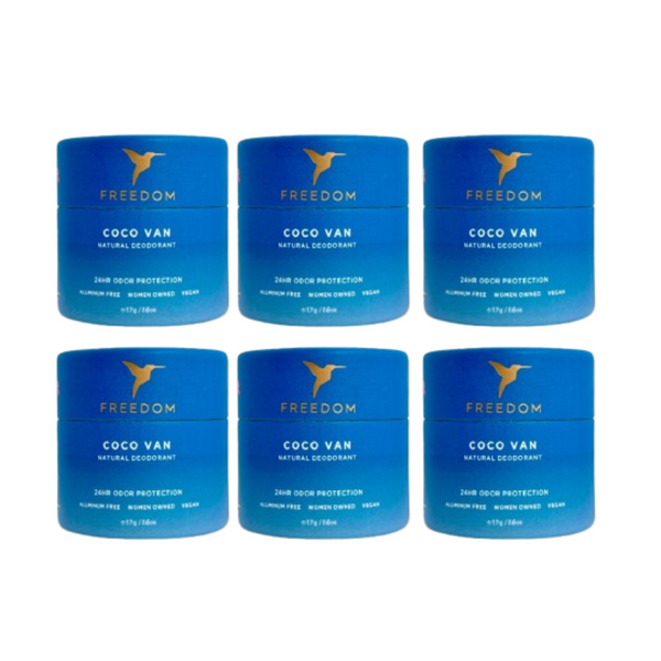 Travel Mini Deodorant - 6 Pack