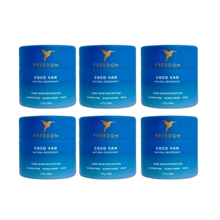 Travel Mini Deodorant - 6 Pack