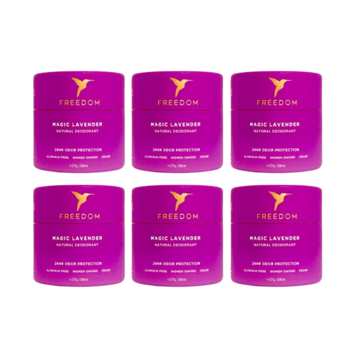 Travel Mini Deodorant - 6 Pack