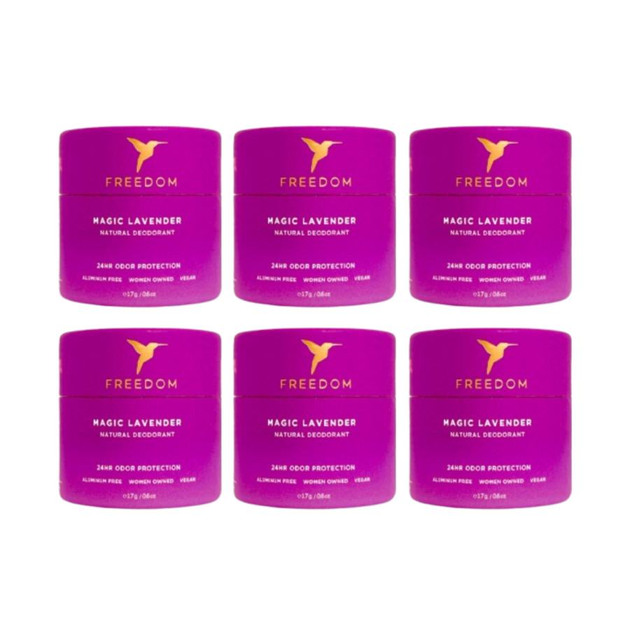 Travel Mini Deodorant - 6 Pack
